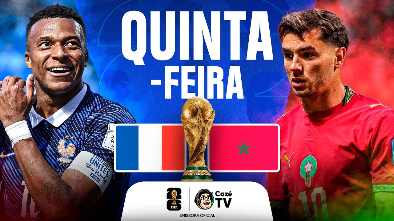 JOGO COMPLETO: FRANÇA X MARROCOS | COPA DO MUNDO FIFA™ 2026 | QUARTAS DE FINAL