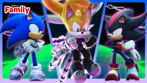 Sonic and Shadow BATTLE Alpha Sonic ⚔️ Sonic Prime | Netflix Family