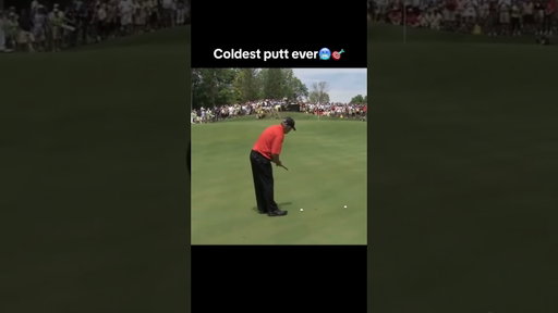 Jack Nicklaus 100ft putt #golf #golfcourse #golfswing