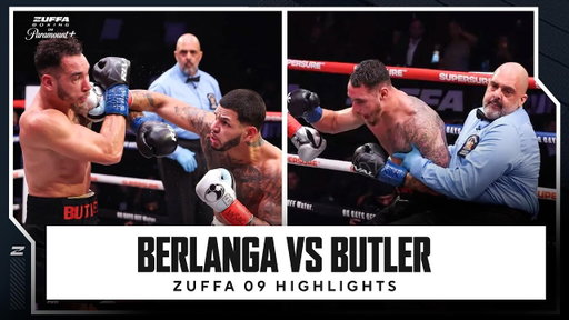 7TH-ROUND TKO 🔥 | Edgar Berlanga vs Steven Butler | Zuffa 09 Mini Fight Highlights