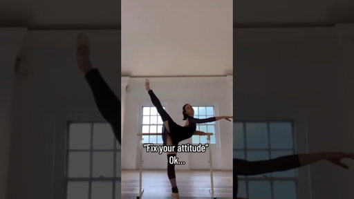 Fix my attitude? You got it 🫠 #ballet #vaganova #ballerina #attitude