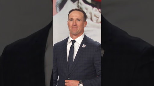 Drew Brees Introduced as Hall of Famer at 2026 NFL Honors! #saints #nfl #shorts