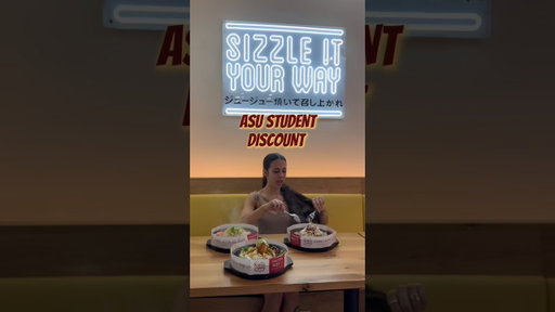 ASU Student Discount Food Hall Teppanyaki