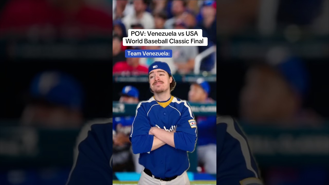Venezuela vs USA World Baseball Classic Final be like😂⚾️