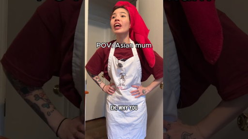 Asian mum made at jobless daughter