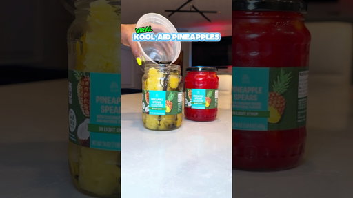 🗣️ These VIRAL Koolaid Pineapples are INSANE! Indeed a 10/10! #koolaid #pineapple #viral