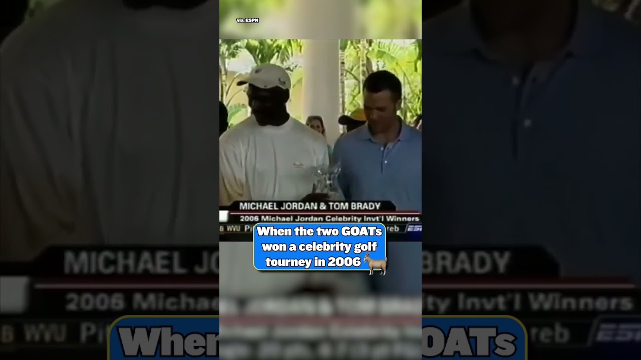 Two GOATs Michael Jordan & Tom Brady playing Golf 🔥