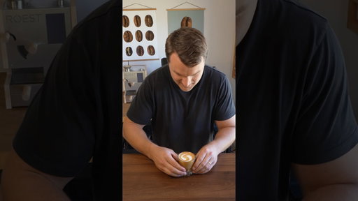 The Best Latte Art Hack?                                   Video: @balu.coffeee on IG