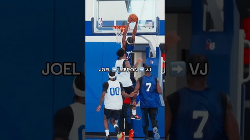 LeBron Lobs it 🆙 to VJ #shorts