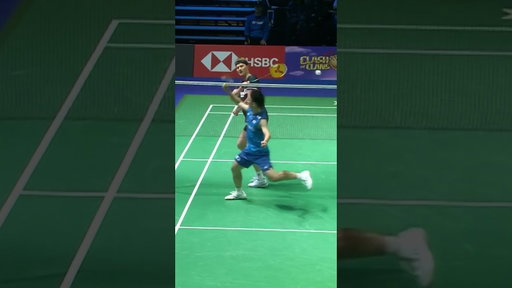 Pure survival instinct! #badminton #BWF