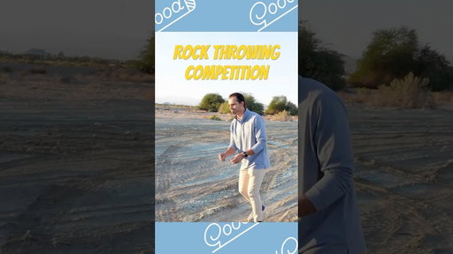 Just Call Me the LeBron of Rock Throwing