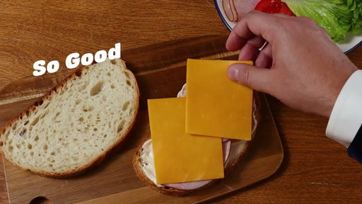 Hellmann's Meal Diamond Sandwich Recipe :06 | So Good