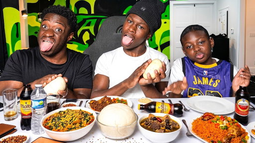 Rakai, Suburb Baby & Bilzo NIGERIAN MUKBANG 😂🔥!