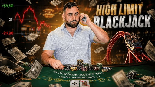 This Session Was a COMPLETE Rollercoaster | HIGH-LIMIT BLACKJACK