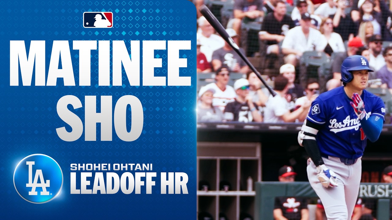 Back with a BANG! 💥 Shohei Ohtani smashes a LEADOFF HOME RUN for the Los Angeles Dodgers! 🤩