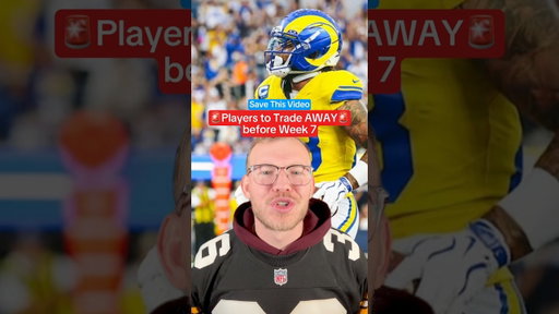 🚨Sell High Before Week 7
