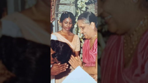 My mom’s LITERAL COPY 😭✨ #srilankan