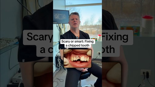 Fixing a chipped tooth