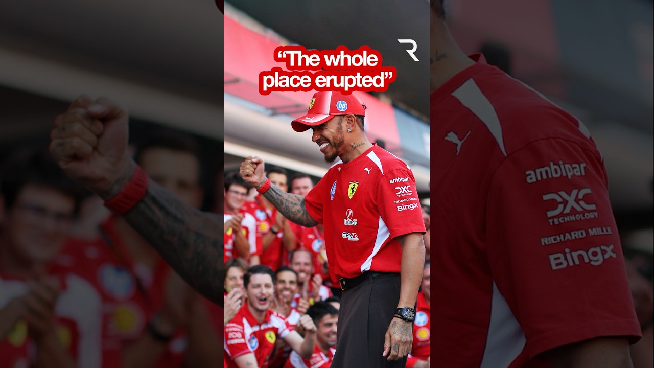 Hamilton's 1st Ferrari win - how F1 reacted 🏆