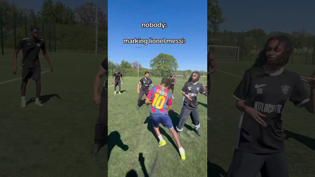 MARKING Lionel Messi BE LIKE #football #footballshorts #soccer #funny