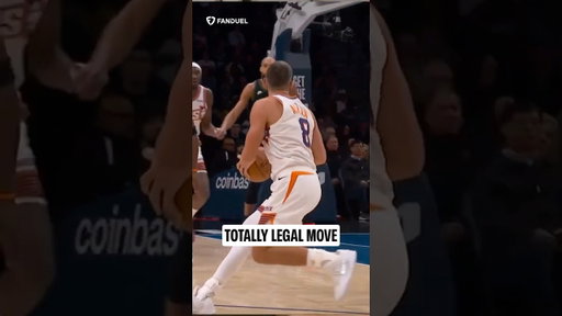 Grayson Allen's perfectly legal step-back step-through move