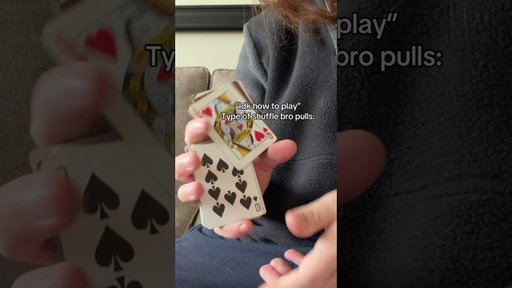 Bro is lying #cardistry #magic #fyp #satisfying