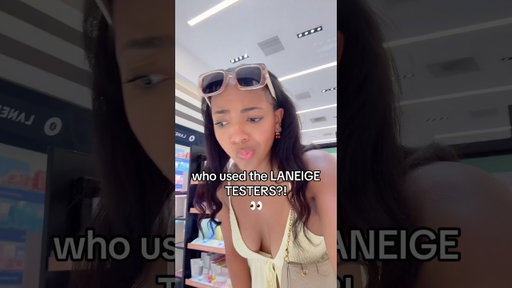I Tried the Laneige Testers… 😳 #beautyshorts #makeup #freepreppyclip #beautyproducts #skincare