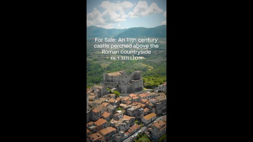 For Sale: An 11th century castle in the Roman countryside