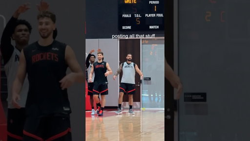 Alpi dunked on Steven during day 1 of training camp..today, Steven got his get back 😂