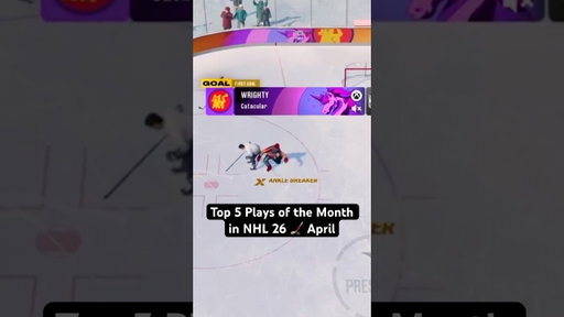 Top 5 Plays of the Month in #NHL26 🏒 April