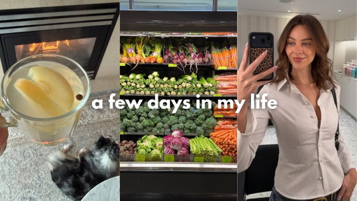 grocery haul, TCM, dinner recipe | few days in my life vlog
