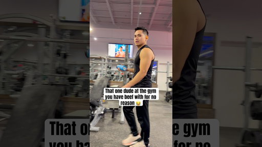That one dude at the gym you have beef with for no reason 😂 #comedy #shorts