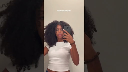 Saying welcome back to my curls