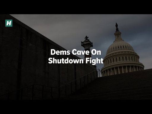 Dems Cave On Shutdown Fight