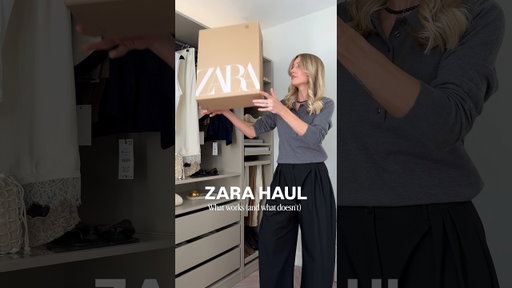 ZARA HAUL (what works + what doesn’t!) #zara #zarahaul #fashion