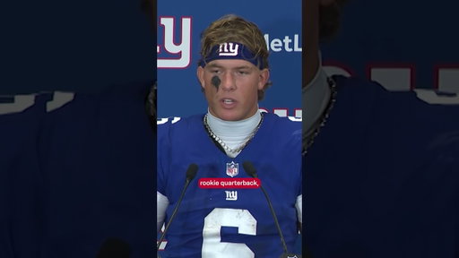 Jaxson Dart gives kudos to the defense #shorts #nfl #Giants #nygiants #jaxsondart