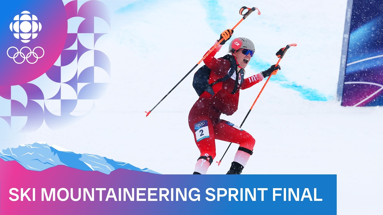 First ever ski mountaineering women's sprint final and gold medal winner! | Milano Cortina 2026