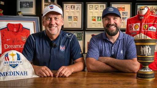 Ian Poulter Shows Peter Finch His INSANE Sports Memorabilia Collection