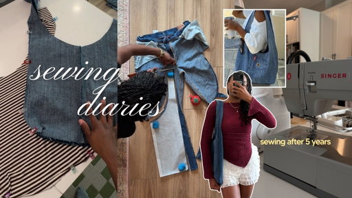 the art of being a beginner again 🦋 | sewing my pinterest board ep.1