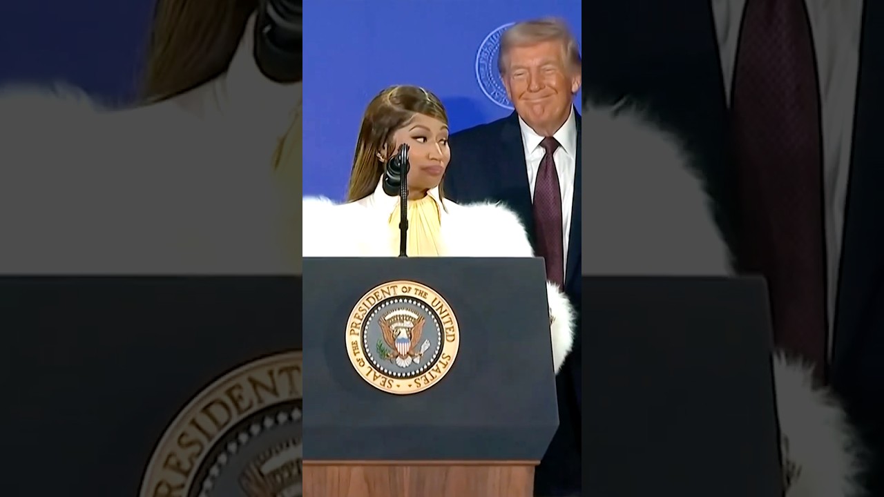 Nicki Minaj Appears With Trump, Pledges Her Support