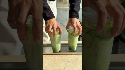 The most easiest matcha iced latte