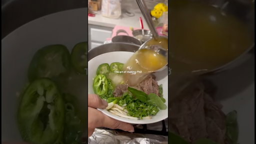 The art of making Pho 🤤🍜