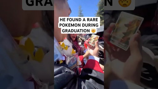 HE FOUND A RARE POKEMON DURING GRADUATION 🤯