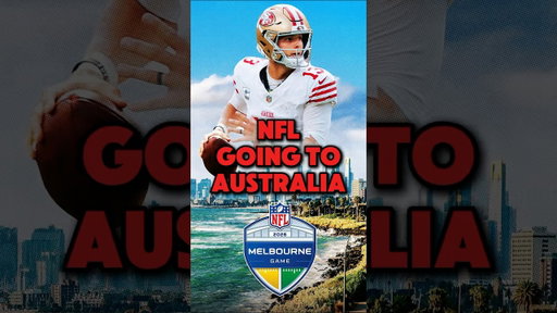 The NFL is going to AUSTRALIA?!?!
