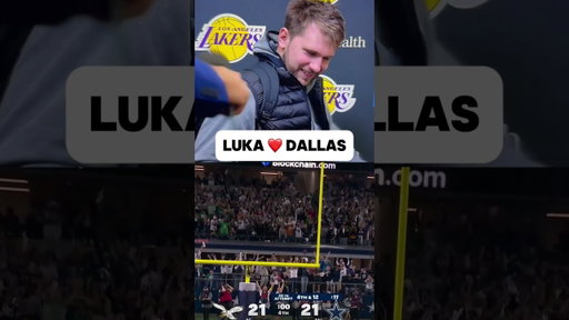 Luka Doncic STILL LOVES The Dallas Cowboys