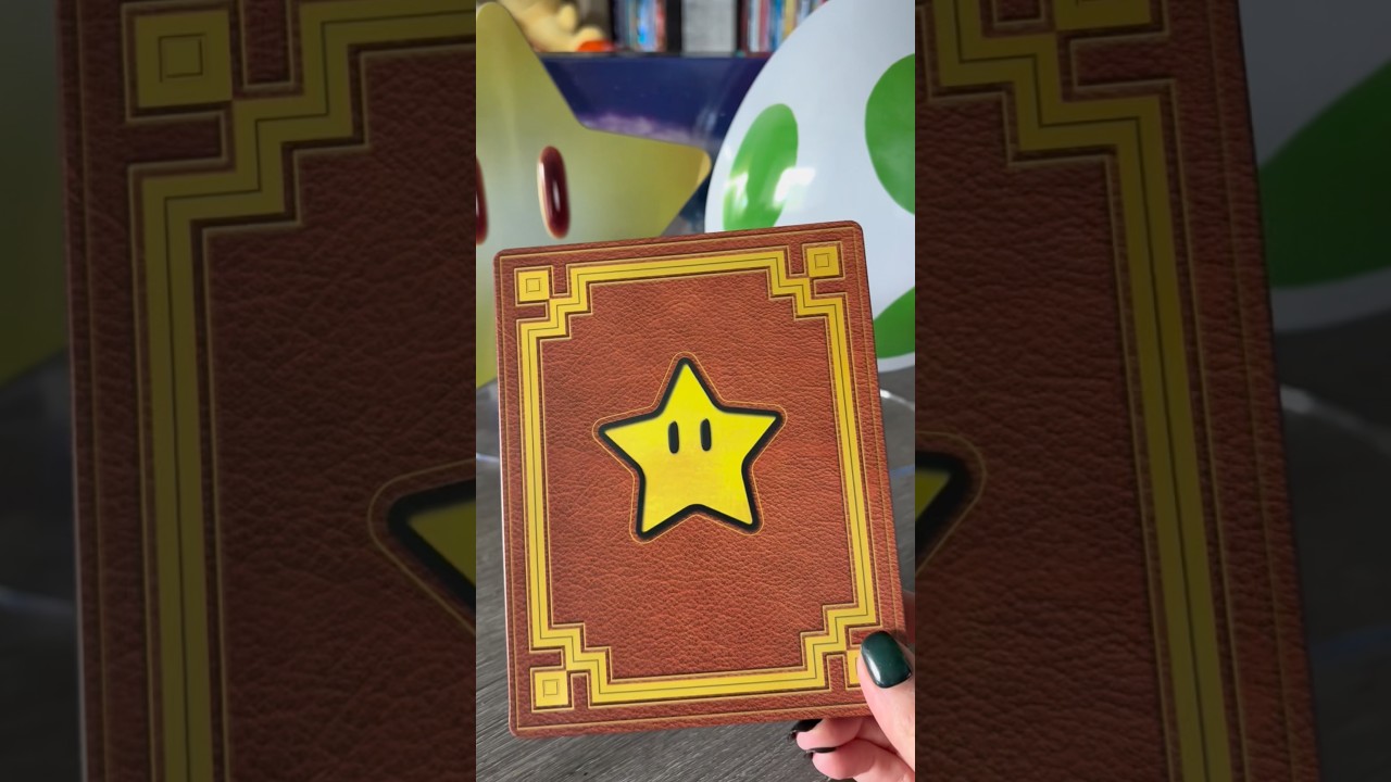 Unboxing the Super Mario Galaxy Movie Rosalina’s Storybook and Yoshi Egg 4K & Blu-Ray Sets #shorts