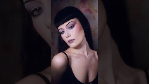 a purple makeup journey