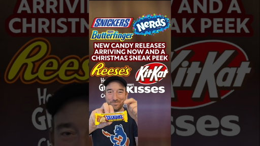 Eight New Candy Releases and a Christmas Sneak Peek 🔥🍫 #candy #snacks