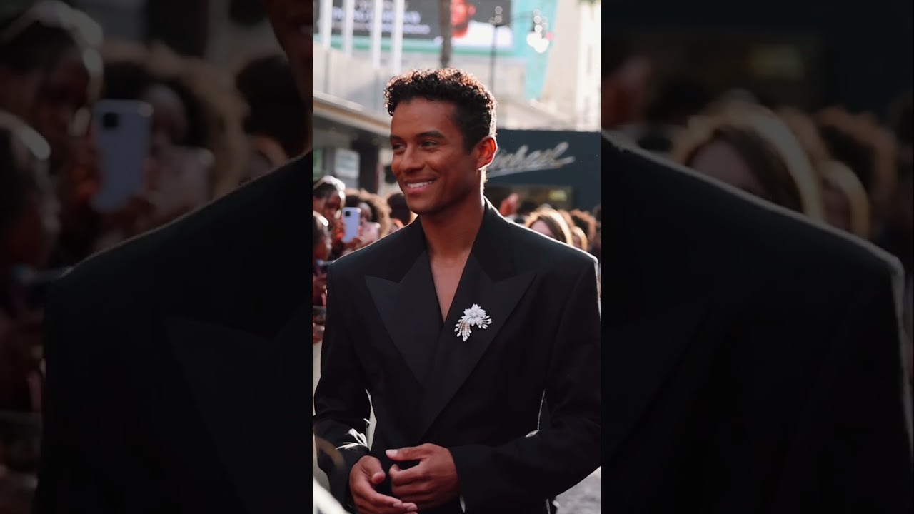 Jaafar Jackson at the Los Angeles premiere of #MichaelMovie.