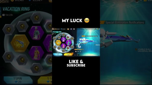 NEW VACATION RING EVENT SPIN - GARENA FREE FIRE